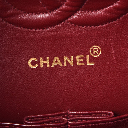 Chanel Lambskin Quilted Medium Double Flap Black 7 of 10