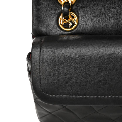 Chanel Lambskin Quilted Small Double Flap Black 12 of 16