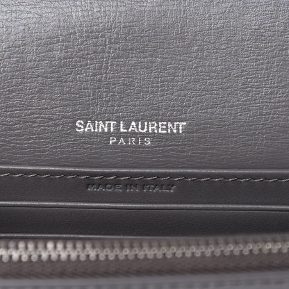 Saint Laurent Calfskin Monogram Sunset Chain Wallet Earth 6 of 9