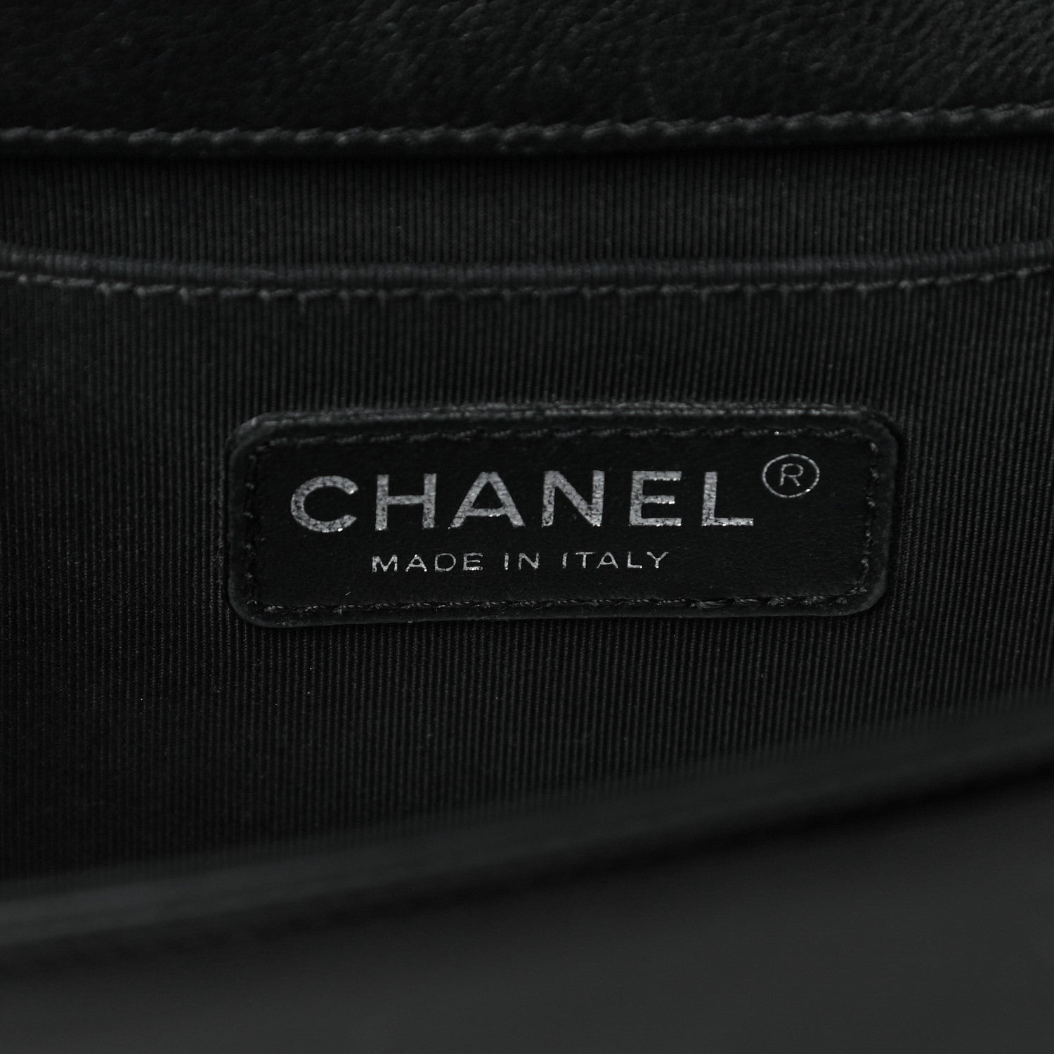 Chanel Patent Calfskin Quilted Medium Plexiglass Boy Flap Black 8 of 11
