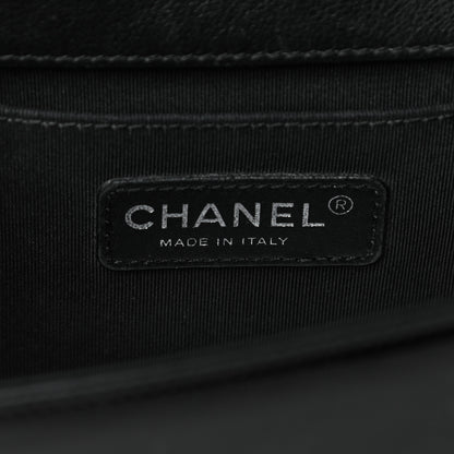 Chanel Patent Calfskin Quilted Medium Plexiglass Boy Flap Black 8 of 11