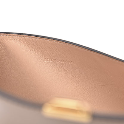 Alexander McQueen Patent Skull Lock Envelope Clutch Nude 6 of 9