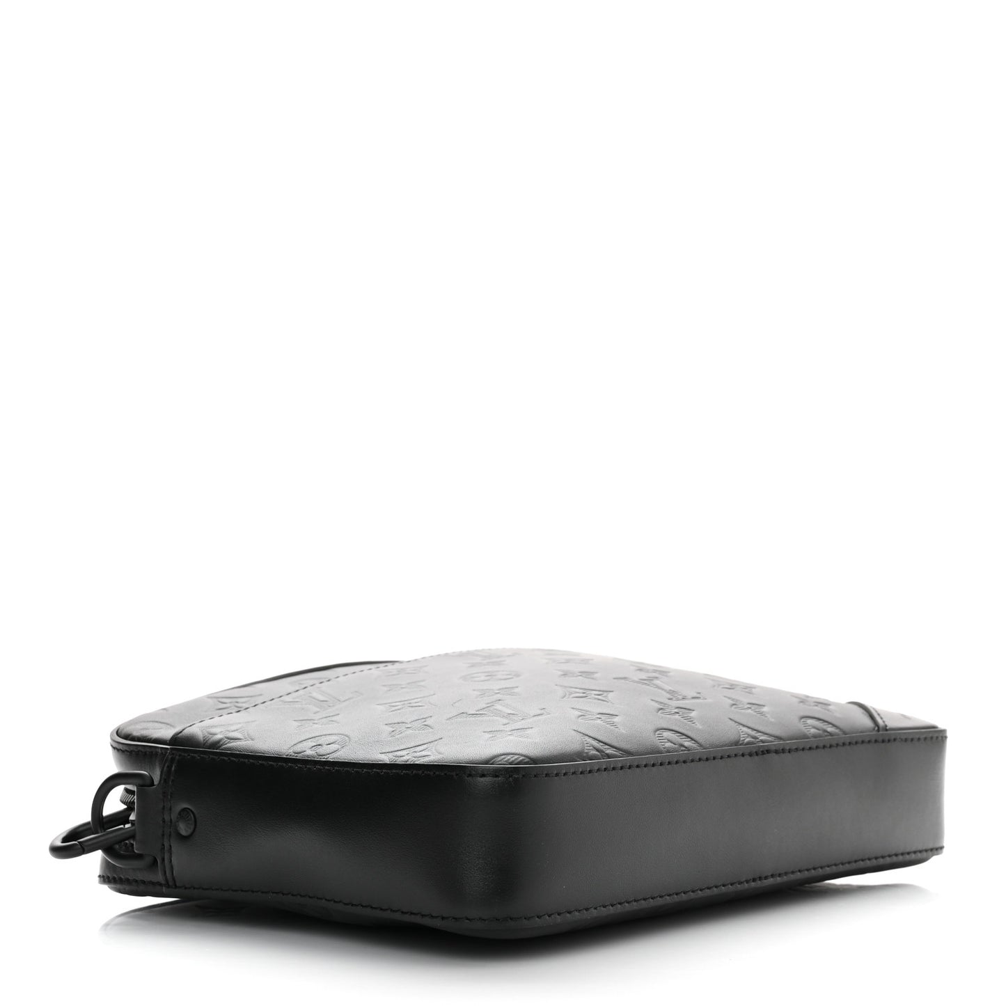 Calfskin Monogram Shadow Duo Messenger Black