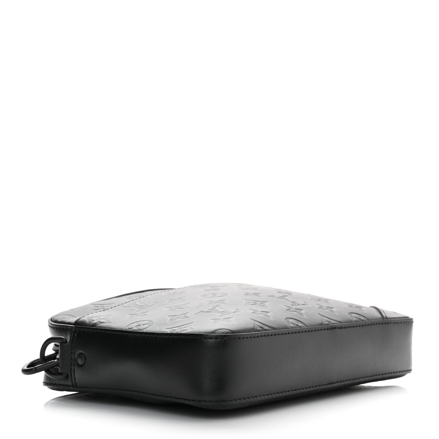 Louis Vuitton Calfskin Monogram Shadow Duo Messenger Black 4 of 9