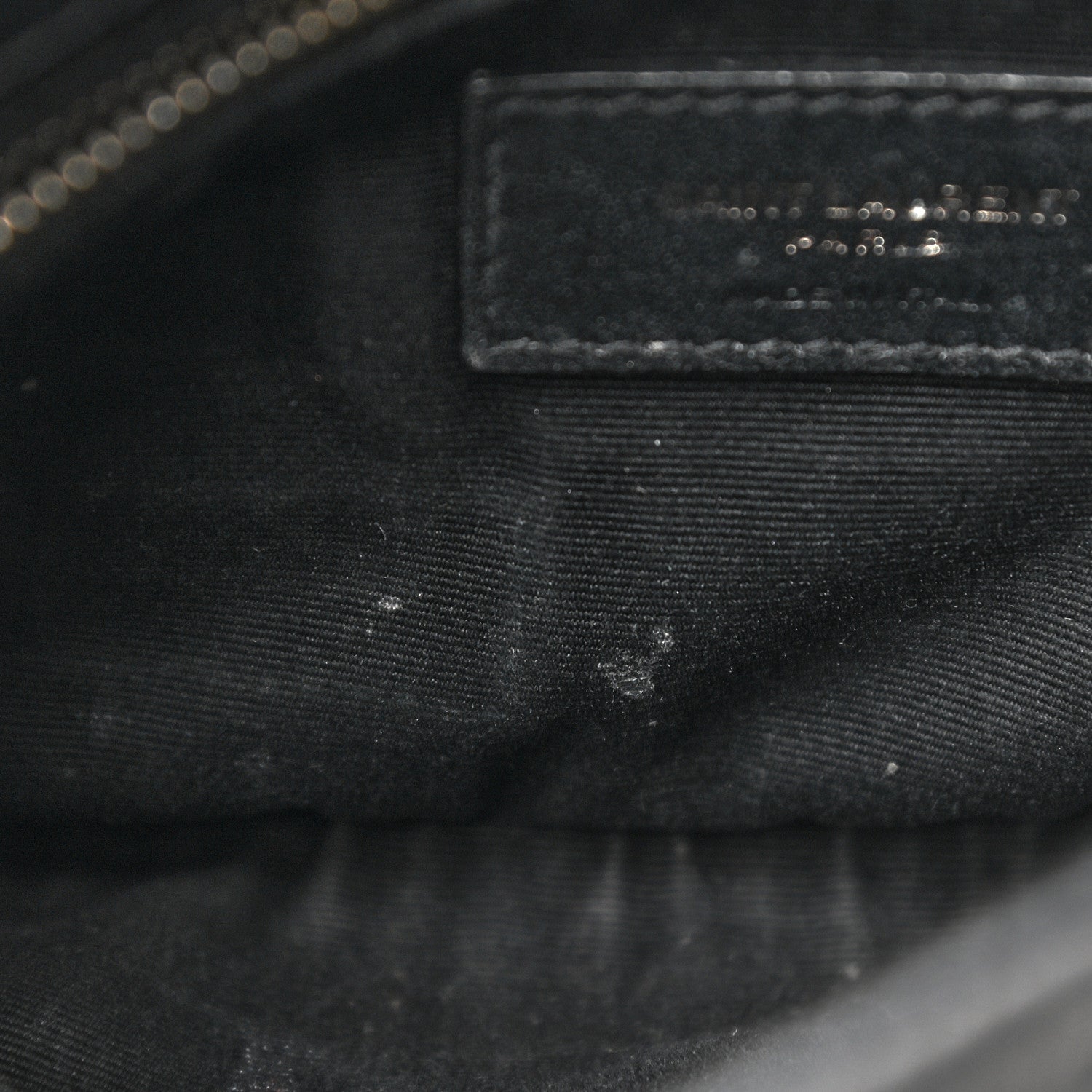 Saint Laurent Crinkled Calfskin Matelasse Monogram Niki Chain Wallet Black 11 of 13