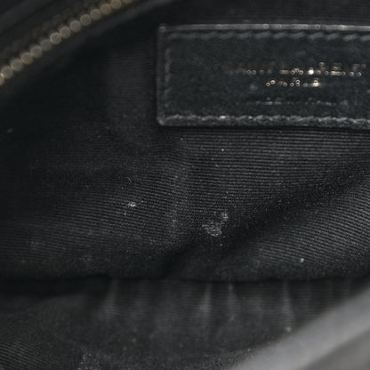 Saint Laurent Crinkled Calfskin Matelasse Monogram Niki Chain Wallet Black 11 of 13