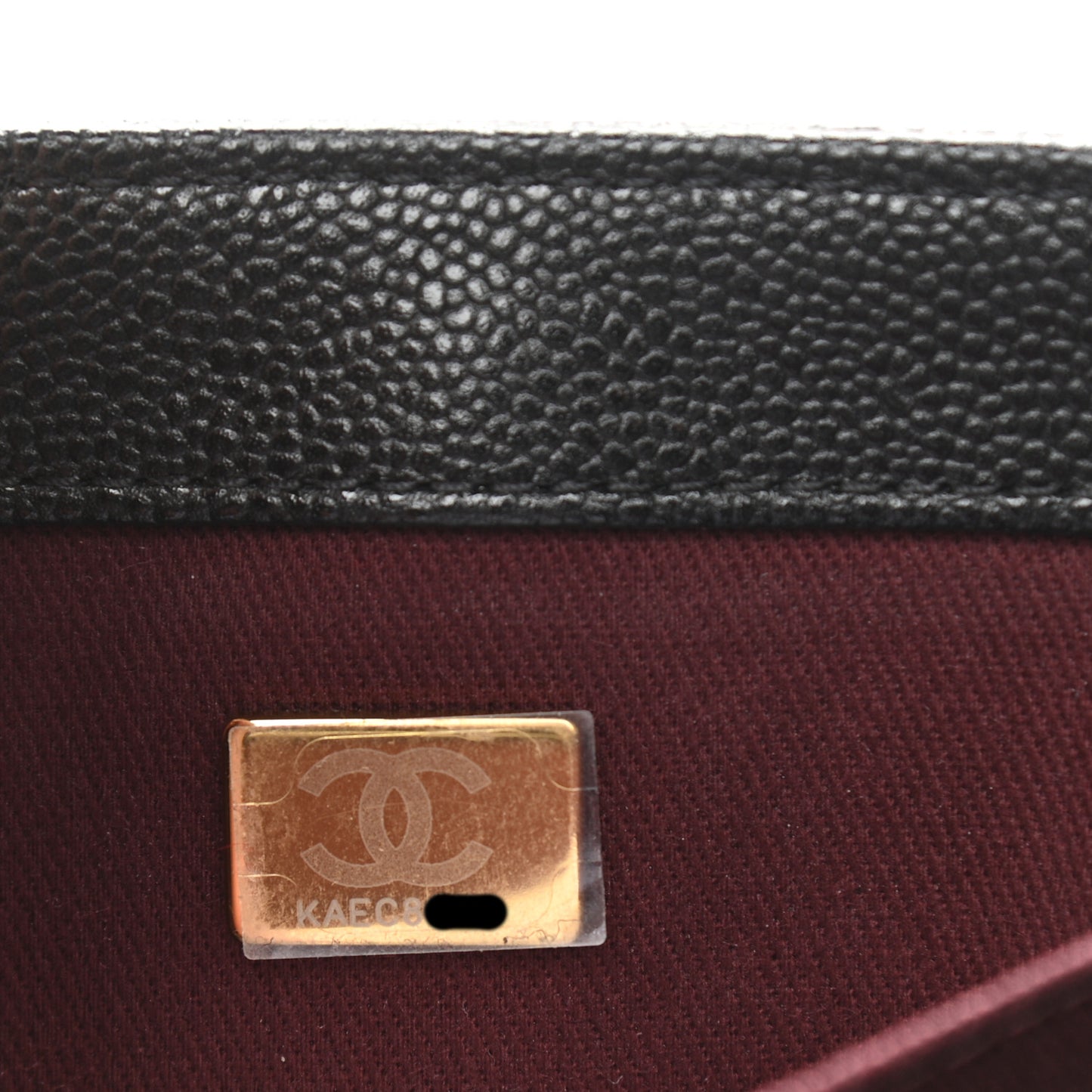 Caviar Quilted Small Business Affinity Flap Black