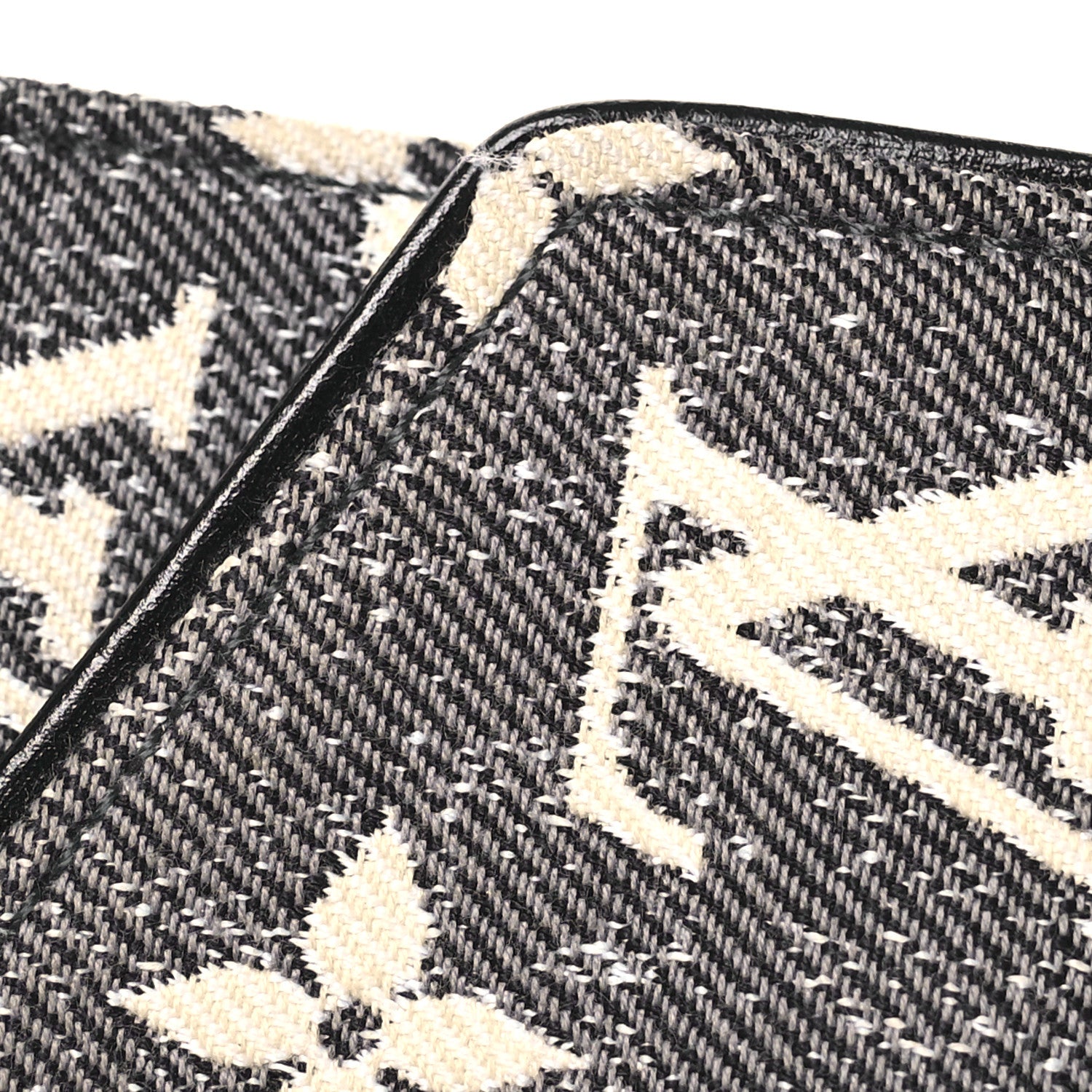 Louis Vuitton Denim Monogram Jacquard Victorine Wallet Grey 10 of 12