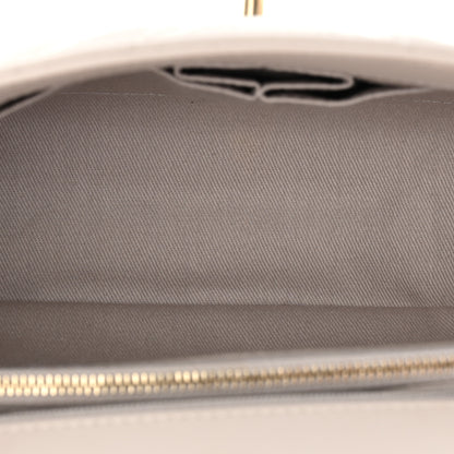 Chanel Aged Calfskin Chevron Quilted Small Coco Handle Flap Rose Pale 5 of 10