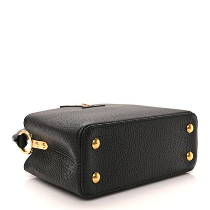 Louis Vuitton Taurillon Mini Capucines Black 4 of 8
