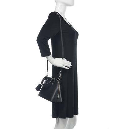 Louis Vuitton Epi Alma BB Black 2 of 9