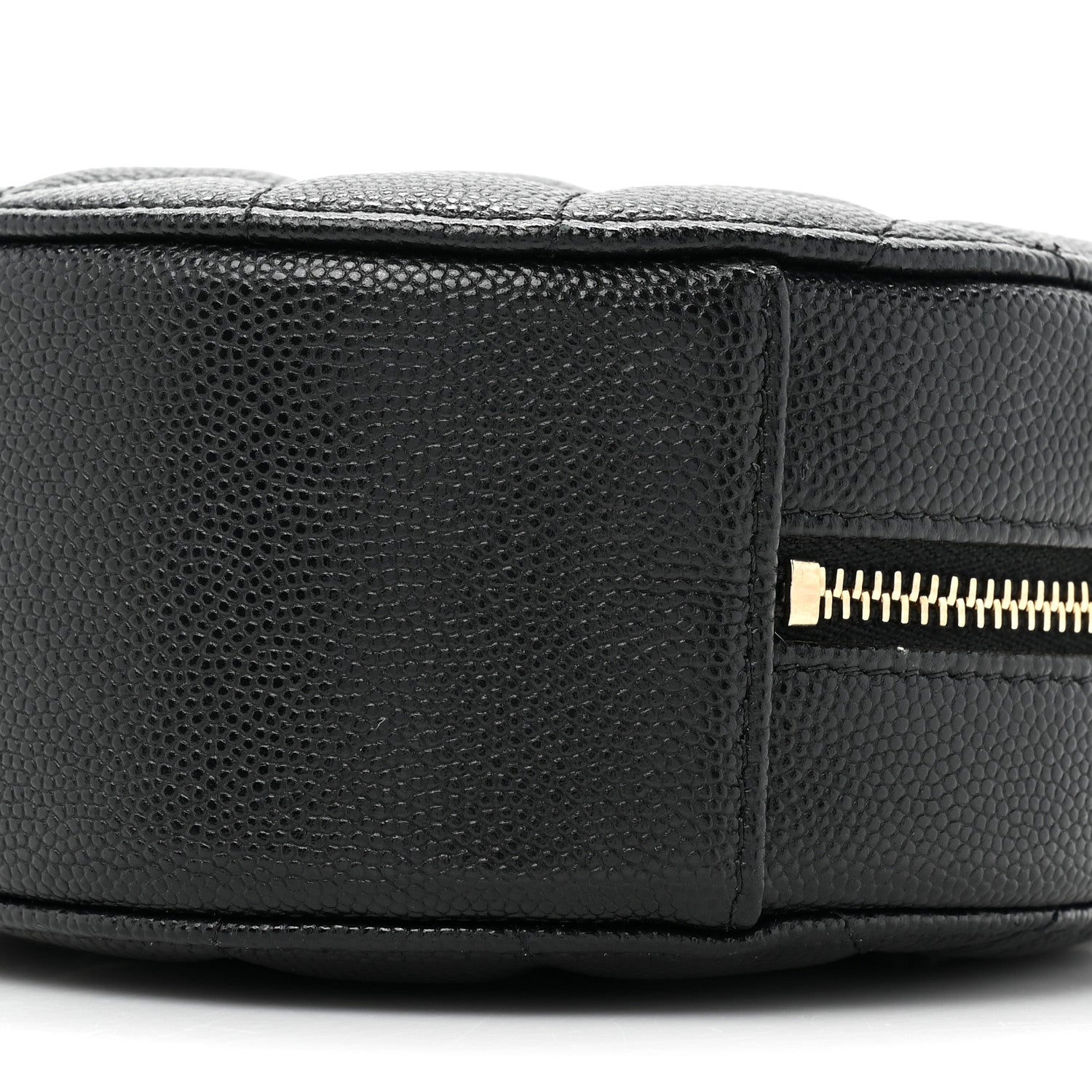 Chanel Caviar Quilted Round Clutch With Chain Black 8 of 9