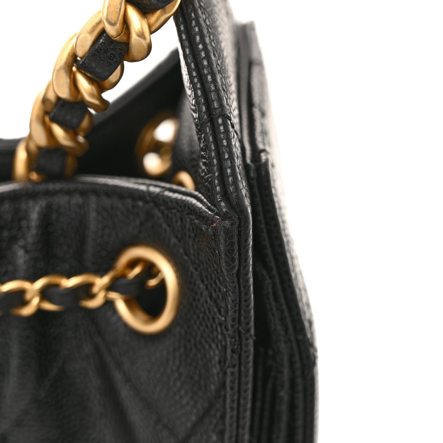 Chanel Caviar Quilted Mini Chanel 25 Handbag Black 13 of 15