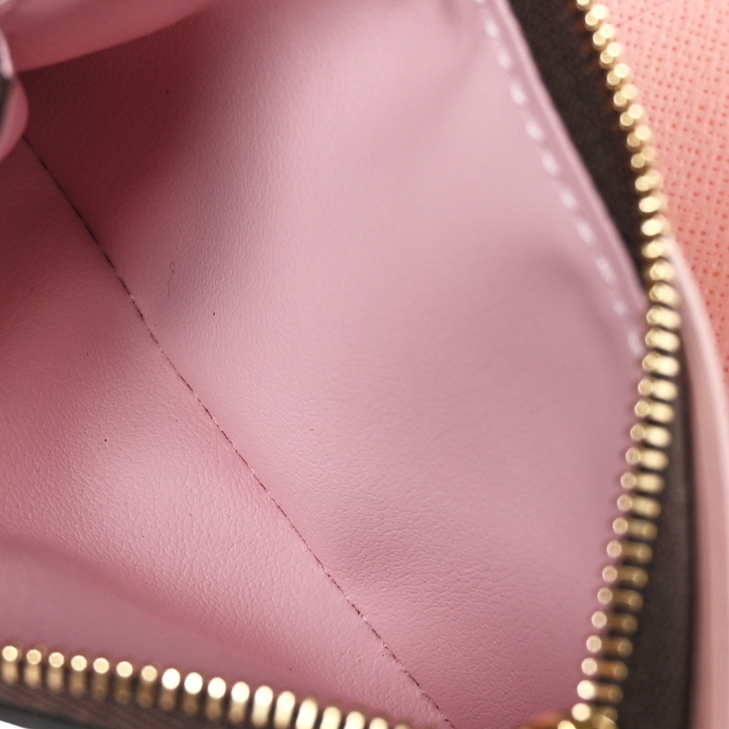 Louis Vuitton Damier Ebene Victorine Wallet Rose Ballerine 6 of 9