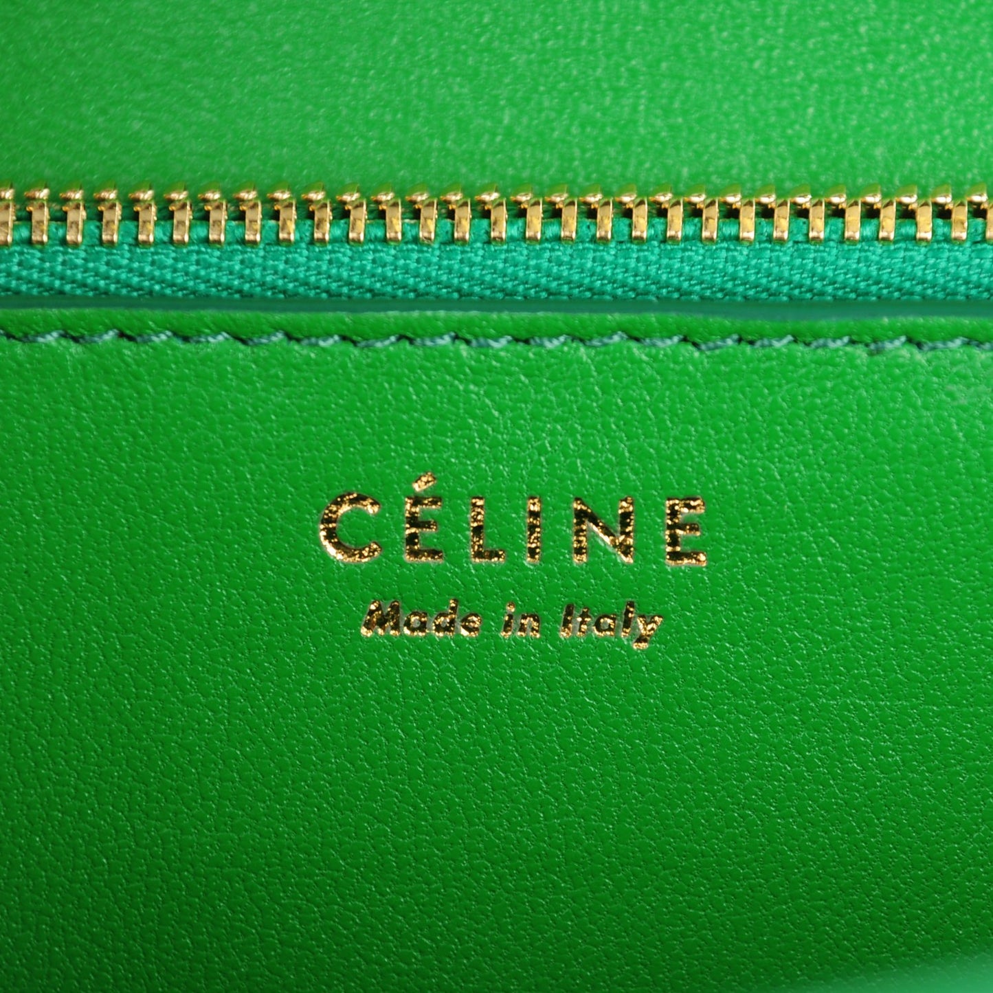 Python Medium Classic Box Flap Bag Grass Green