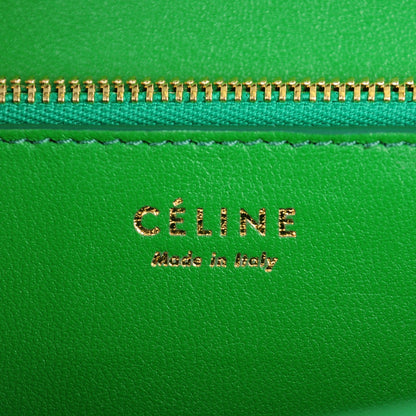 Celine Python Medium Classic Box Flap Bag Grass Green 6 of 7