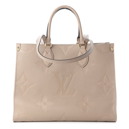 Louis Vuitton Empreinte Monogram Giant Onthego MM Tourterelle 1 of 9