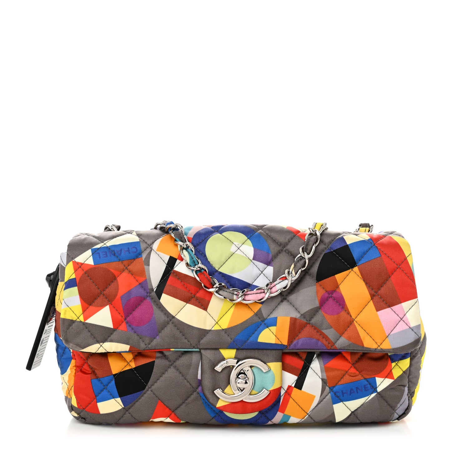 Nylon Printed Small Coco Color Flap Multicolor