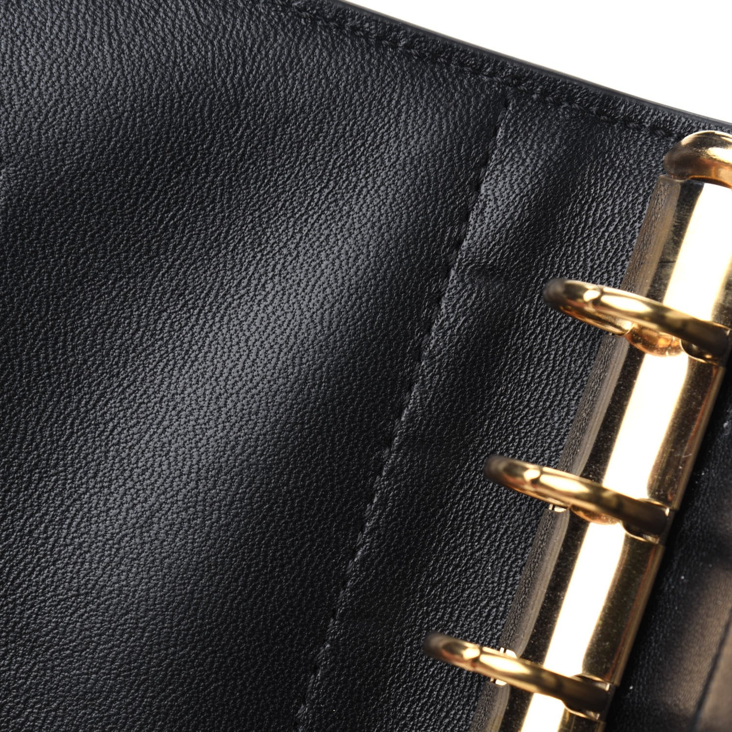 Mulberry Calfskin Crocodile Embossed Postman's Lock Agenda Green 8 of 9