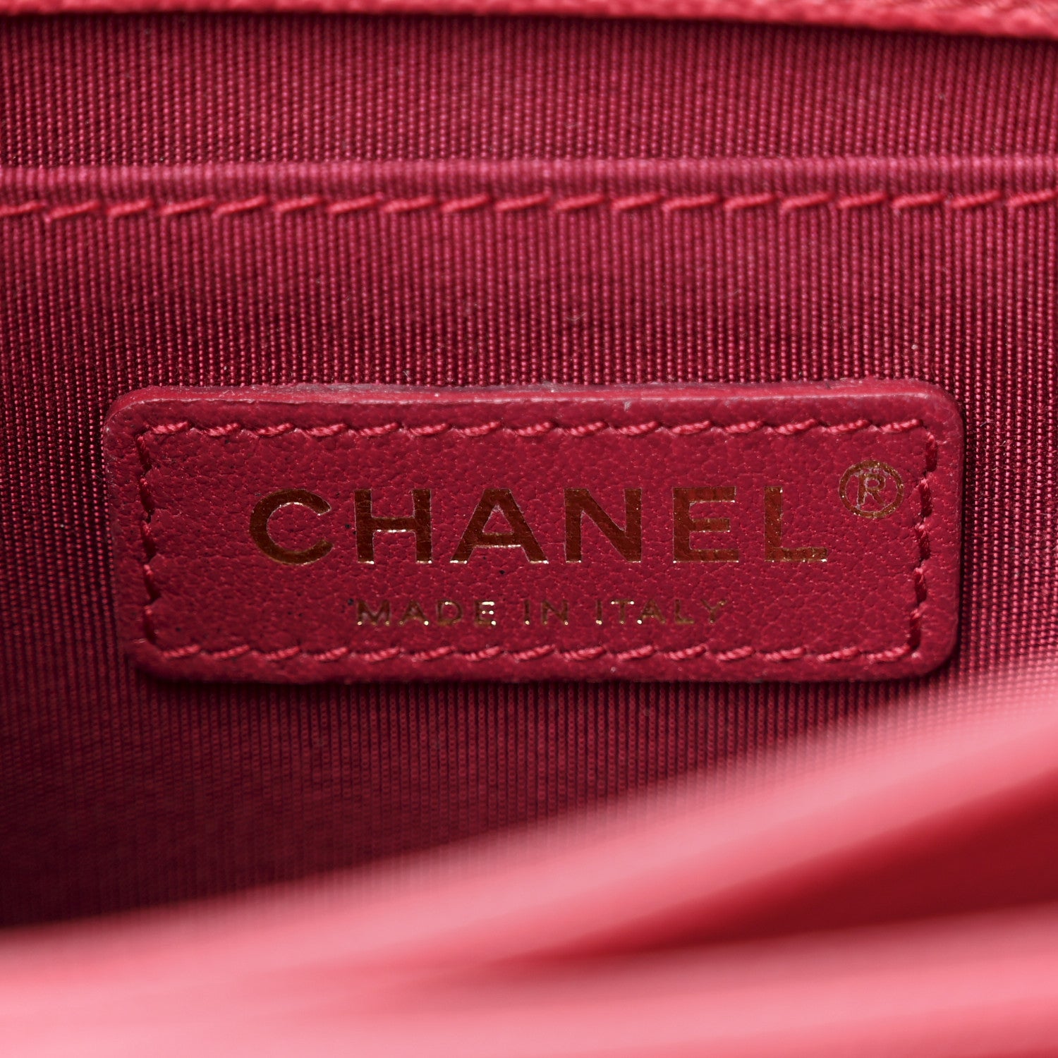 Chanel Caviar Suede Stitched Lady Coco Flap Pink 6 of 11