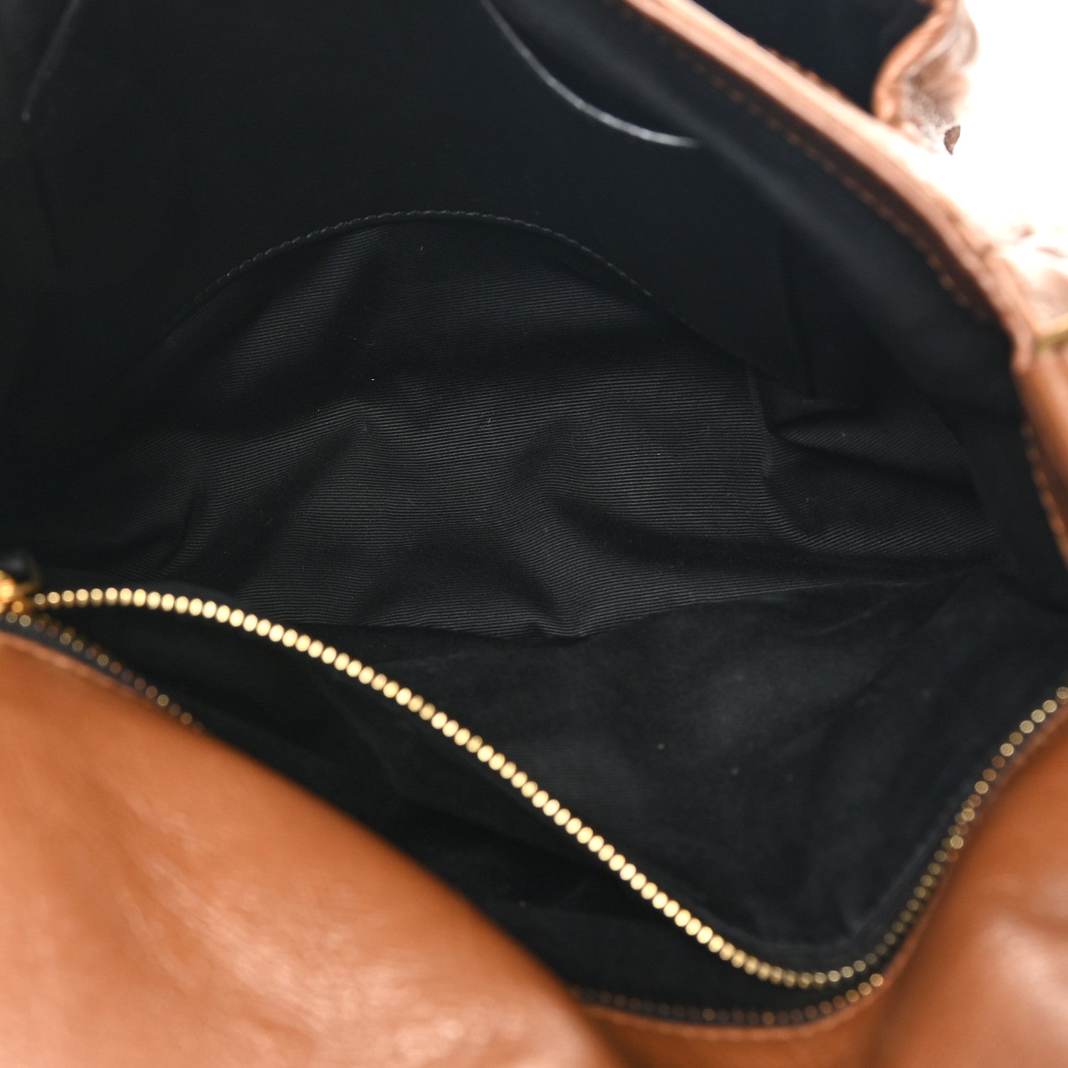 Saint Laurent Crinkled Calfskin Matelasse Monogram Medium Niki Chain Satchel Caramel 5 of 10