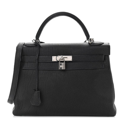 Hermes Togo Kelly Retourne 32 Black 1 of 21