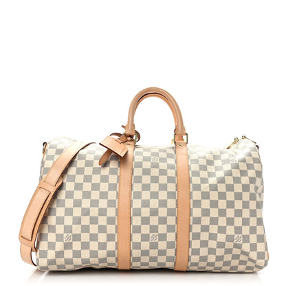 Louis Vuitton Damier Azur Keepall Bandouliere 45 1 of 13