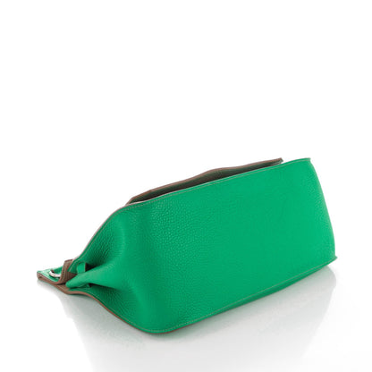 Hermes Taurillon Clemence Eclat Jypsiere 34 Menthe Etoupe 4 of 13