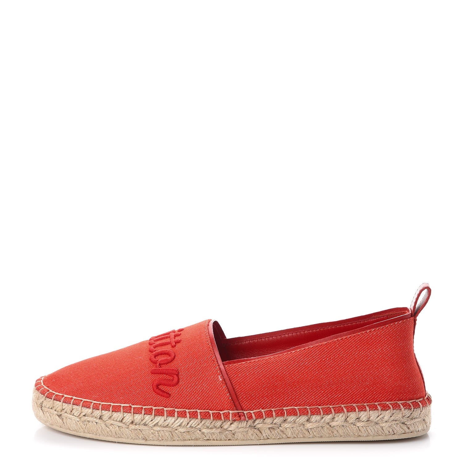 Louis Vuitton Canvas Waterfall Espadrille 38 Rouge 1 of 9