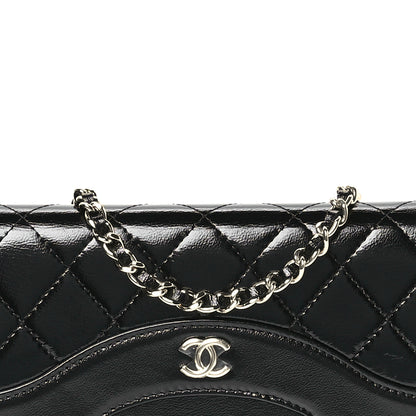 Chanel Calfskin Quilted 31 Wallet On Chain WOC Black 9 of 12
