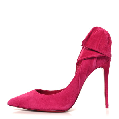 Christian Louboutin Suede Rabakate 100 Pumps 35.5 Bomba 1 of 8