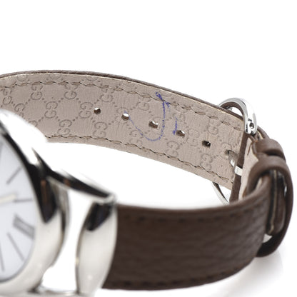 Gucci Stainless Steel Calfskin 34mm Horsebit Quartz Watch 6 of 7