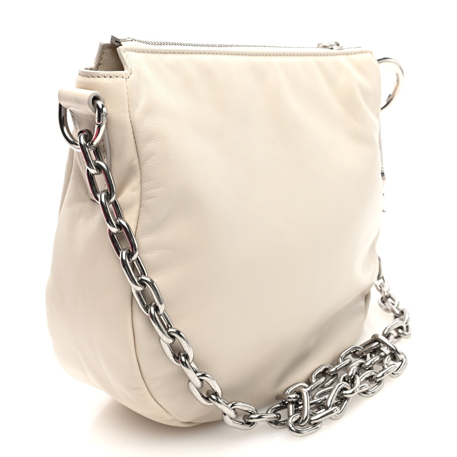 Burberry Calfskin Small Knight Crossbody Bag Soap 3 of 9