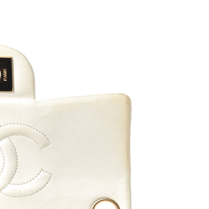 Chanel Lambskin Quilted Mini Square Flap White 25 of 31