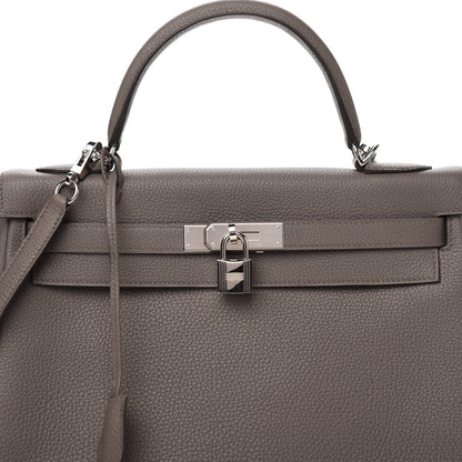 Hermes Togo Kelly Retourne 32 Etain 12 of 13