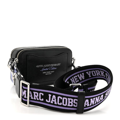 Marc Jacobs X Anna Sui Saffiano Small Snapshot Camera Bag Black Multicolor 3 of 10