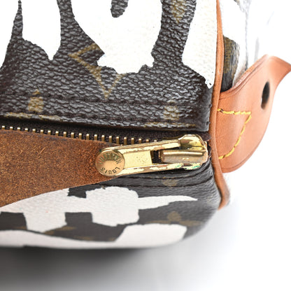 Louis Vuitton Monogram Graffiti Speedy 30 Silver 13 of 21
