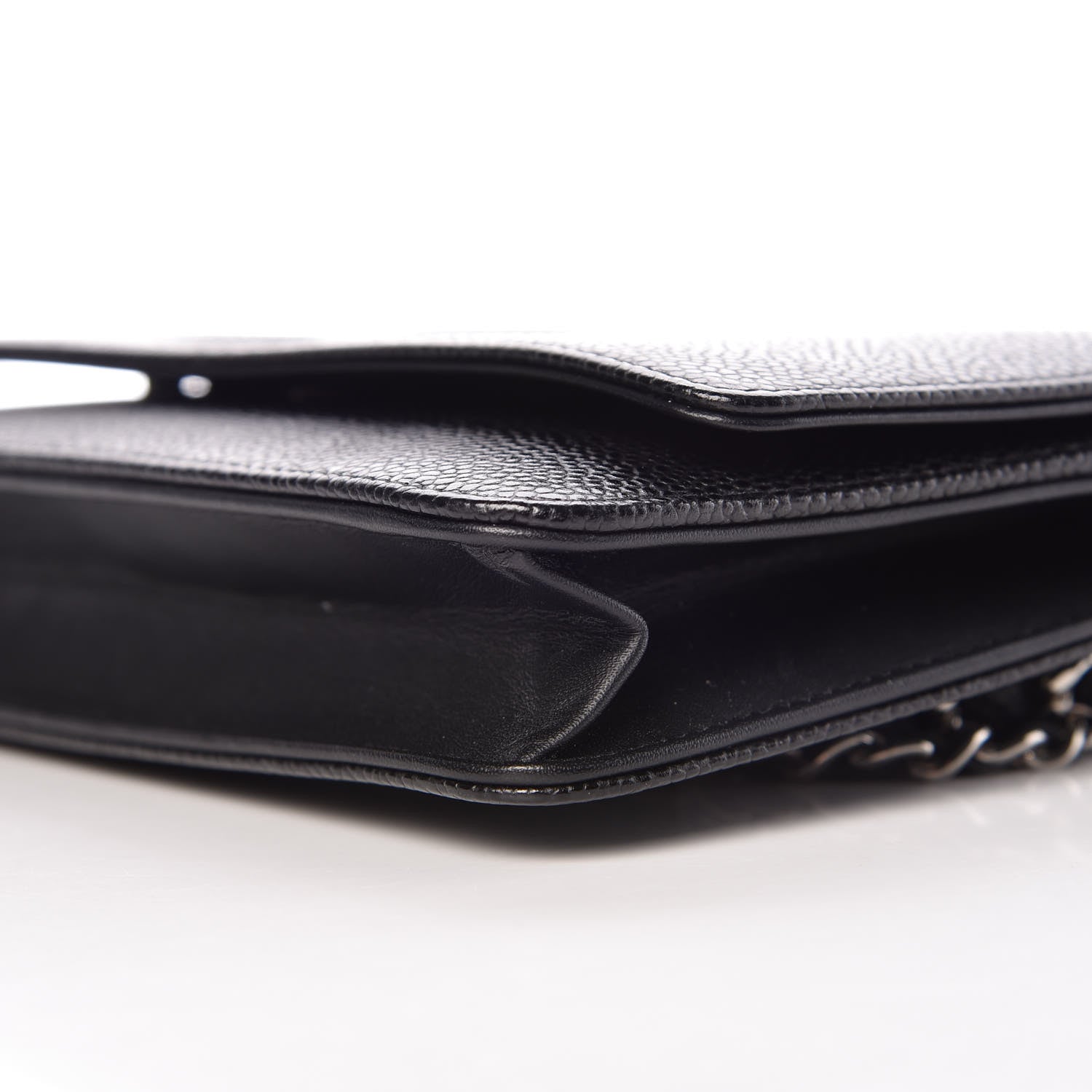 Chanel Caviar Timeless CC Wallet On Chain WOC Black 10 of 10
