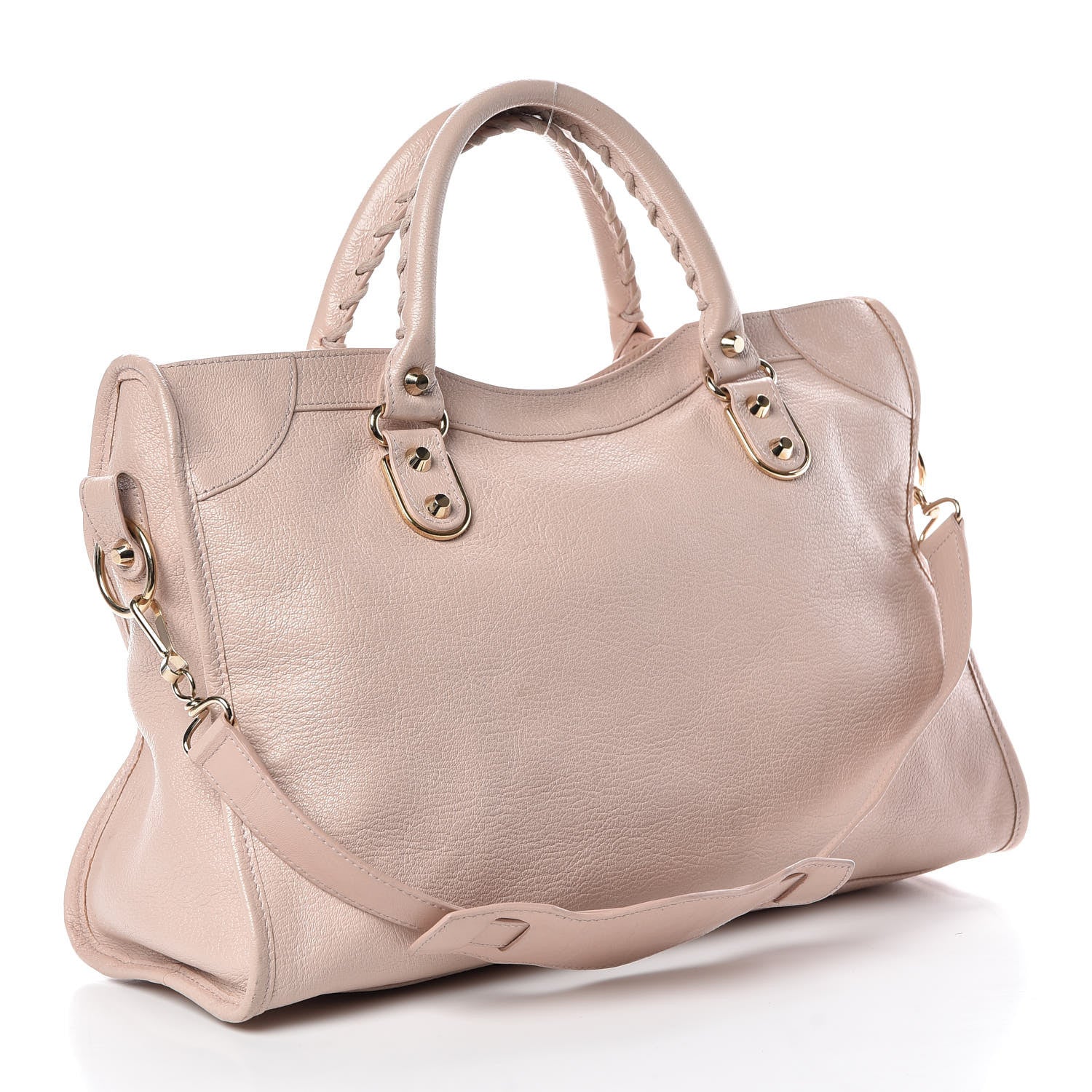 Balenciaga Chevre Gold Metallic Edge Hardware City Rose Aubepine Bois de Rose 4 of 19