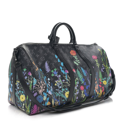 Louis Vuitton Monogram Eclipse Folia Keepall Bandouliere 50 2 of 7