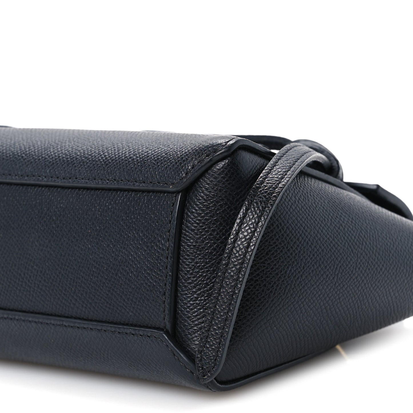 Grained Calfskin Pico Belt Bag Black