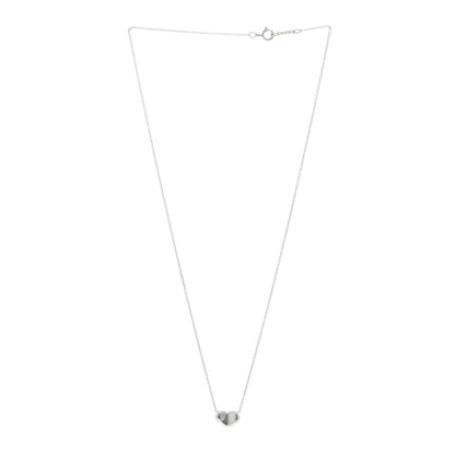 Tiffany Sterling Silver 11mm Elsa Peretti Bean Pendant Necklace 3 of 5
