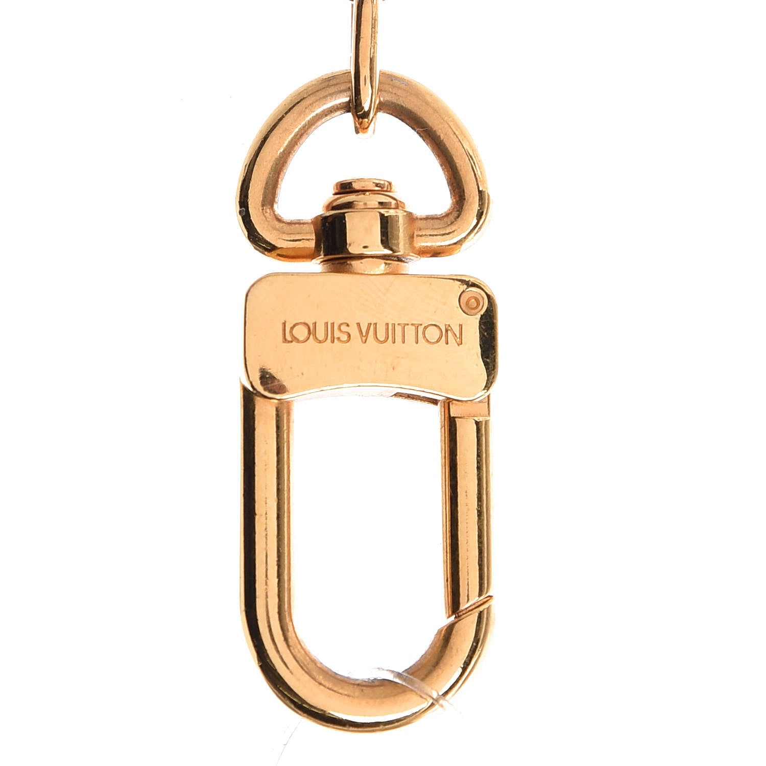 Louis Vuitton Pochette Extender Key Ring Gold 3 of 4