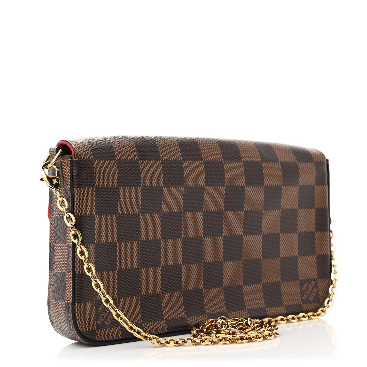 Damier Ebene Pochette Felicie Chain Wallet