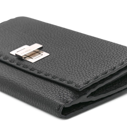 Fendi Cuoio Romano Selleria Peekaboo Continental Wallet Asfalto 16 of 16