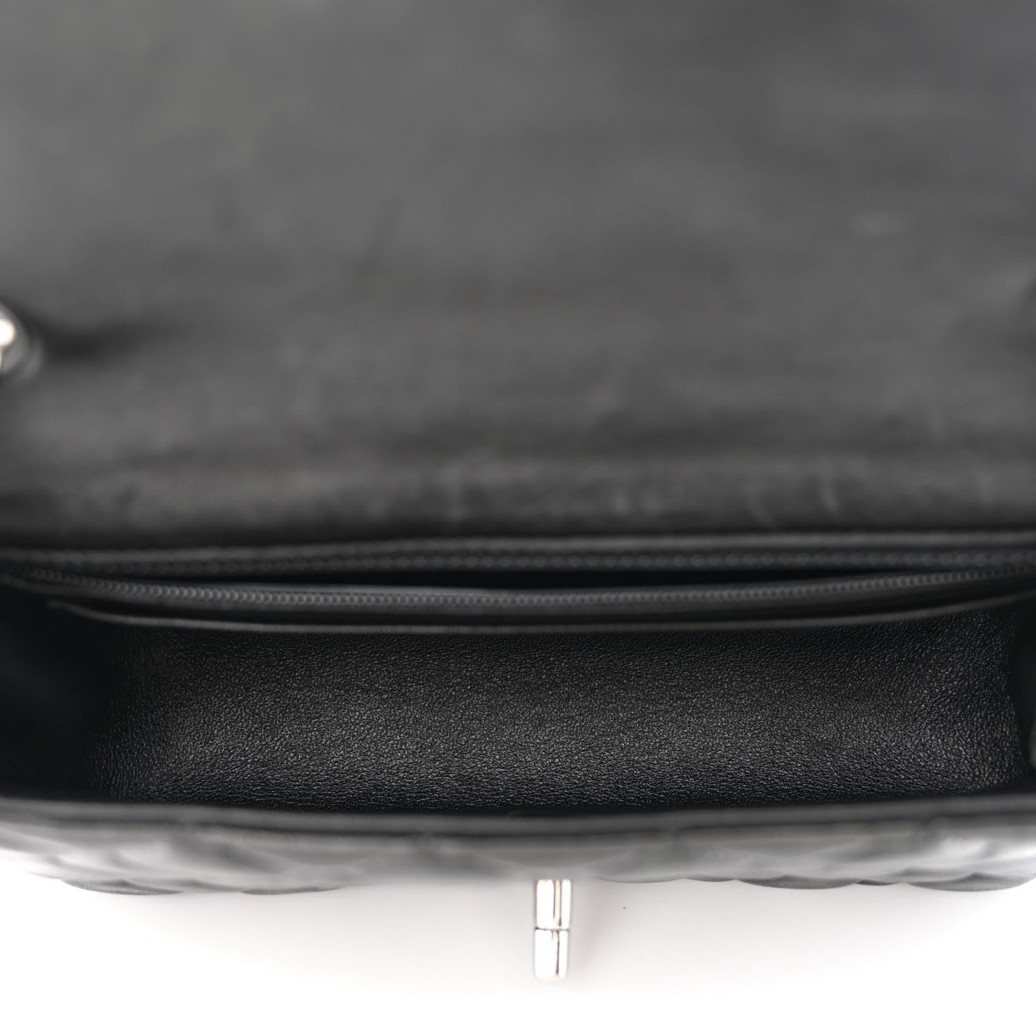 Chanel Lambskin Quilted Mini Rectangular Flap Black 5 of 11