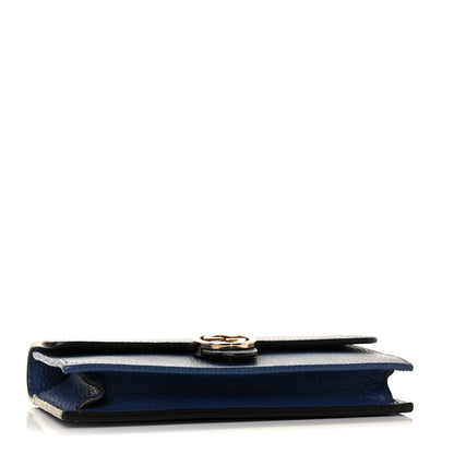 Gucci Dollar Calfskin Interlocking G Chain Wallet Caspian 4 of 8