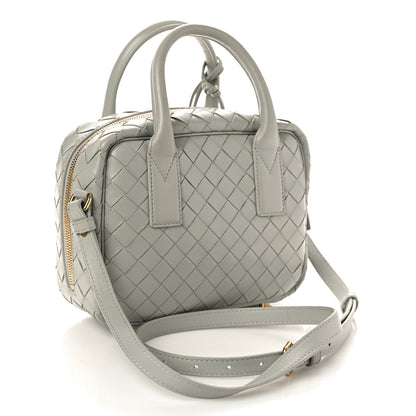 Bottega Veneta Lambskin Intrecciato Small Getaway Agate Grey 3 of 9