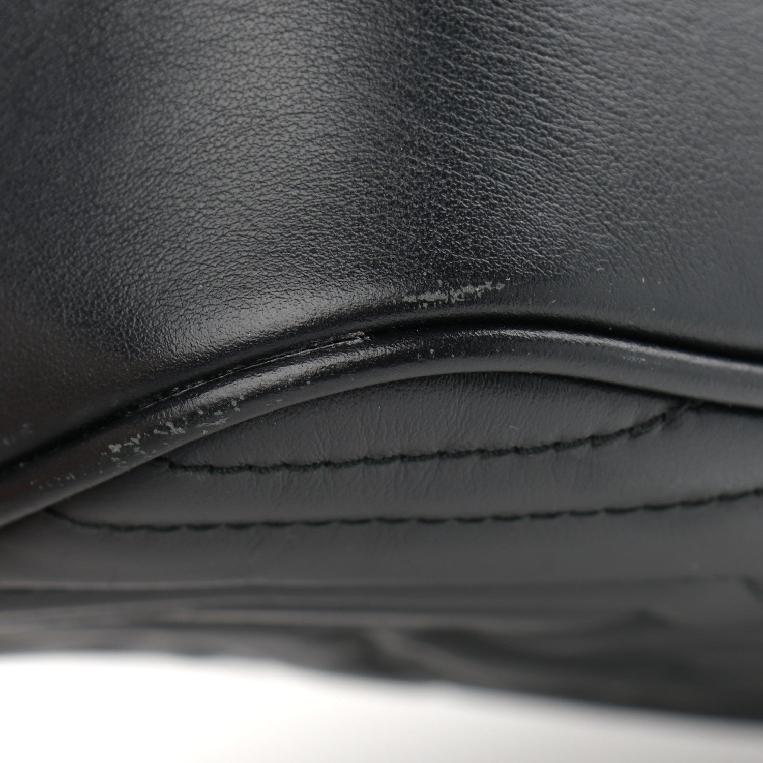 Gucci Calfskin Matelasse Small GG Marmont Chain Shoulder Bag Black 10 of 16