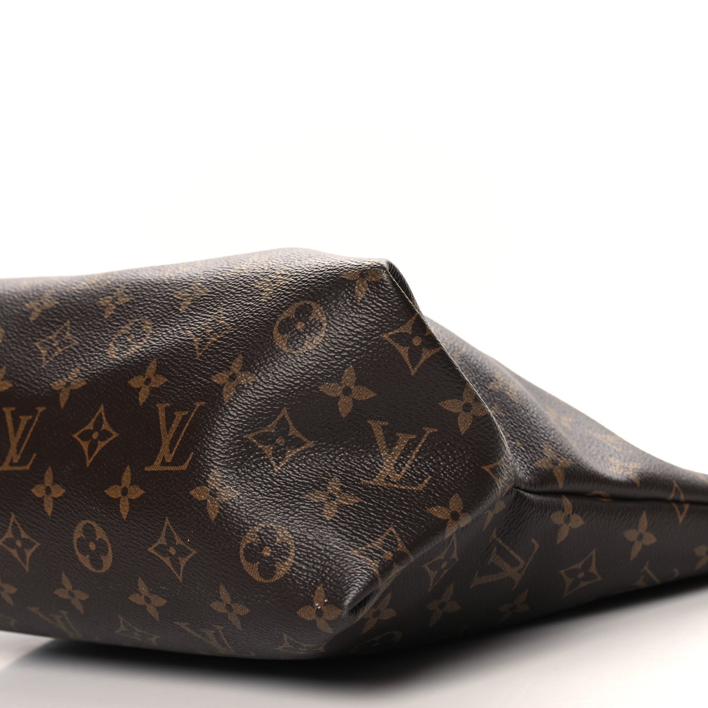 Monogram Flower Zipped Tote MM Black